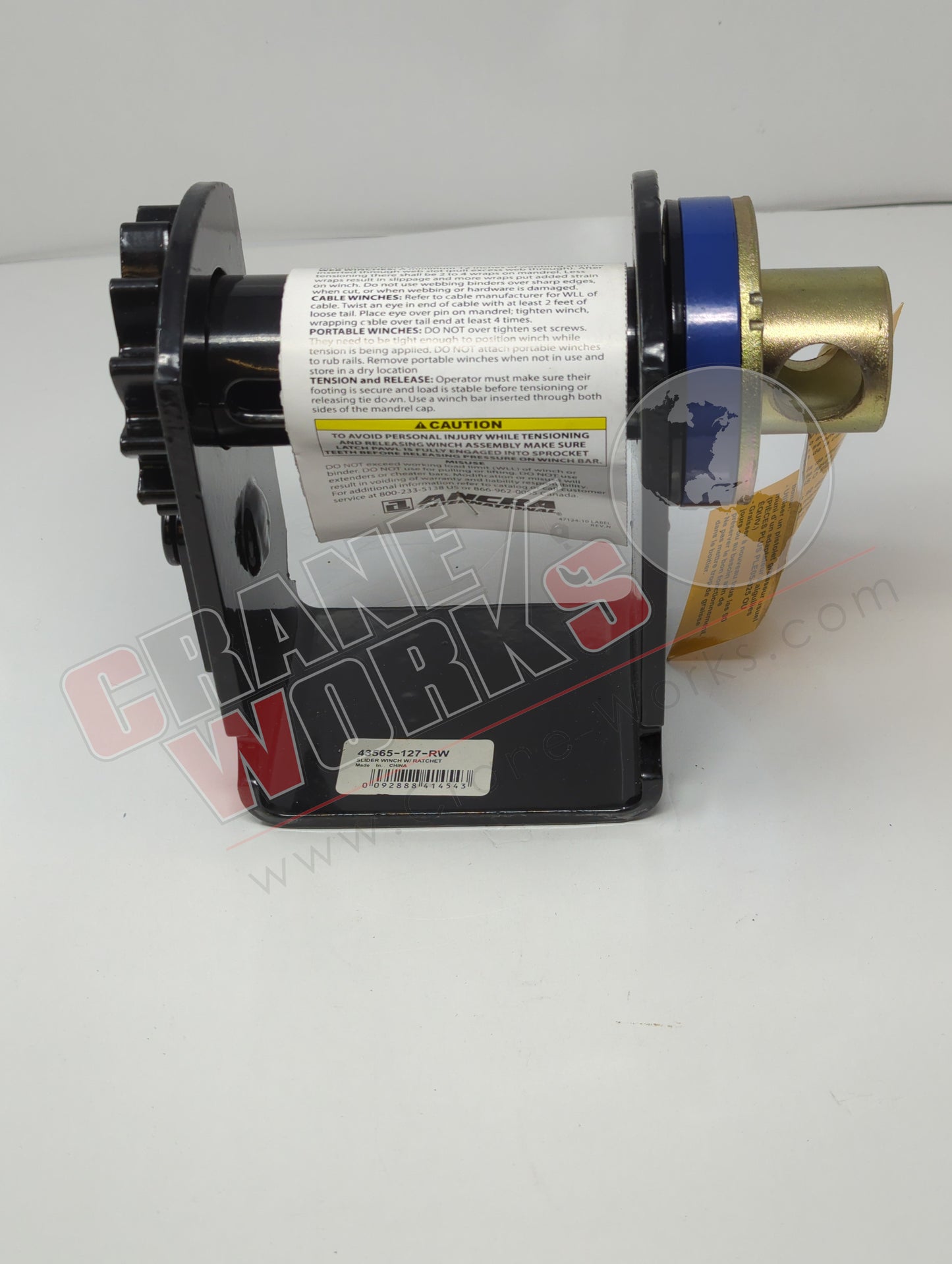 43565-127RW | New Slider Winch W/ Ratchet