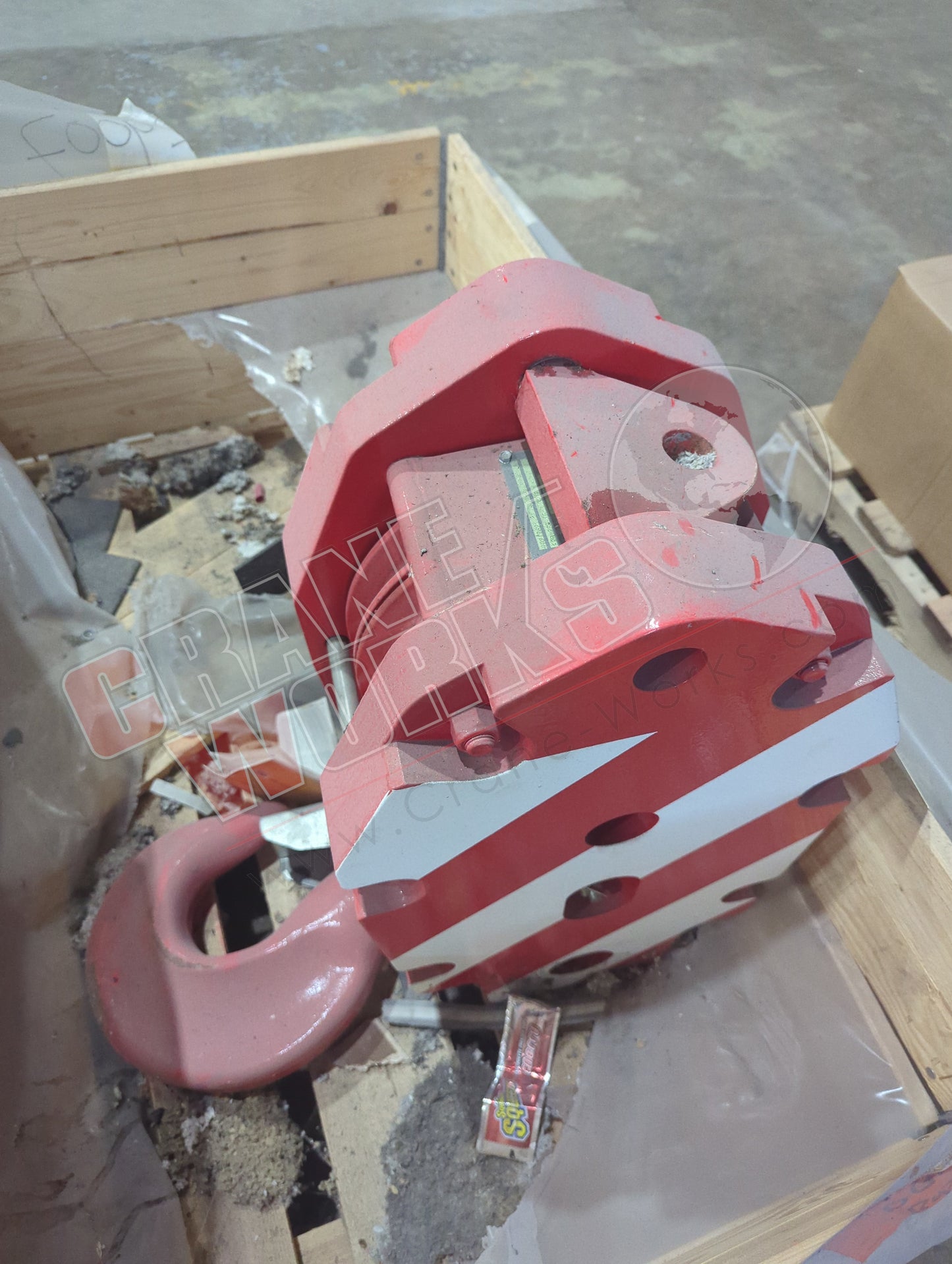 260.16.3.32.E | New 35 Ton 3 Sheave Block 5/8 Rope