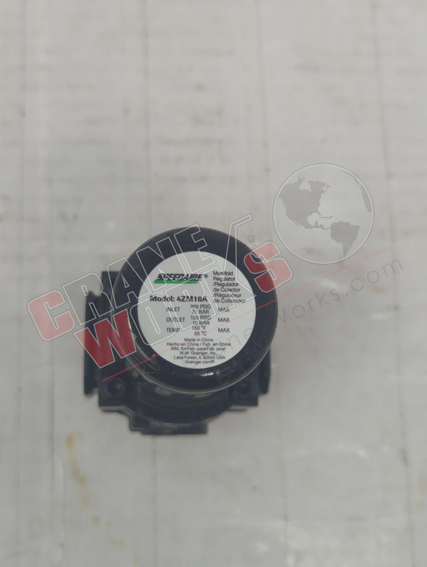 4ZM16 | New Air Regulator, 1/4",300Psi