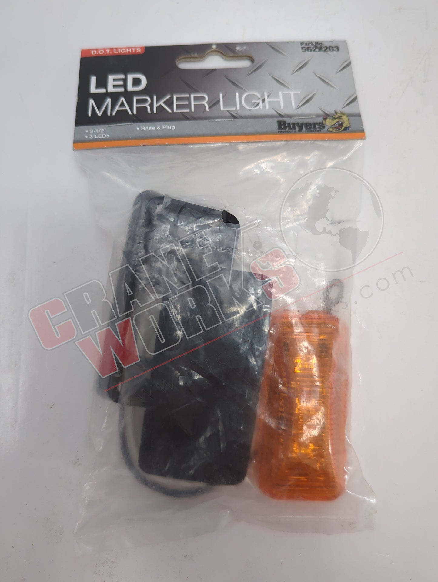 5627513 | New 3/4" Marker Light, 3 Led Red