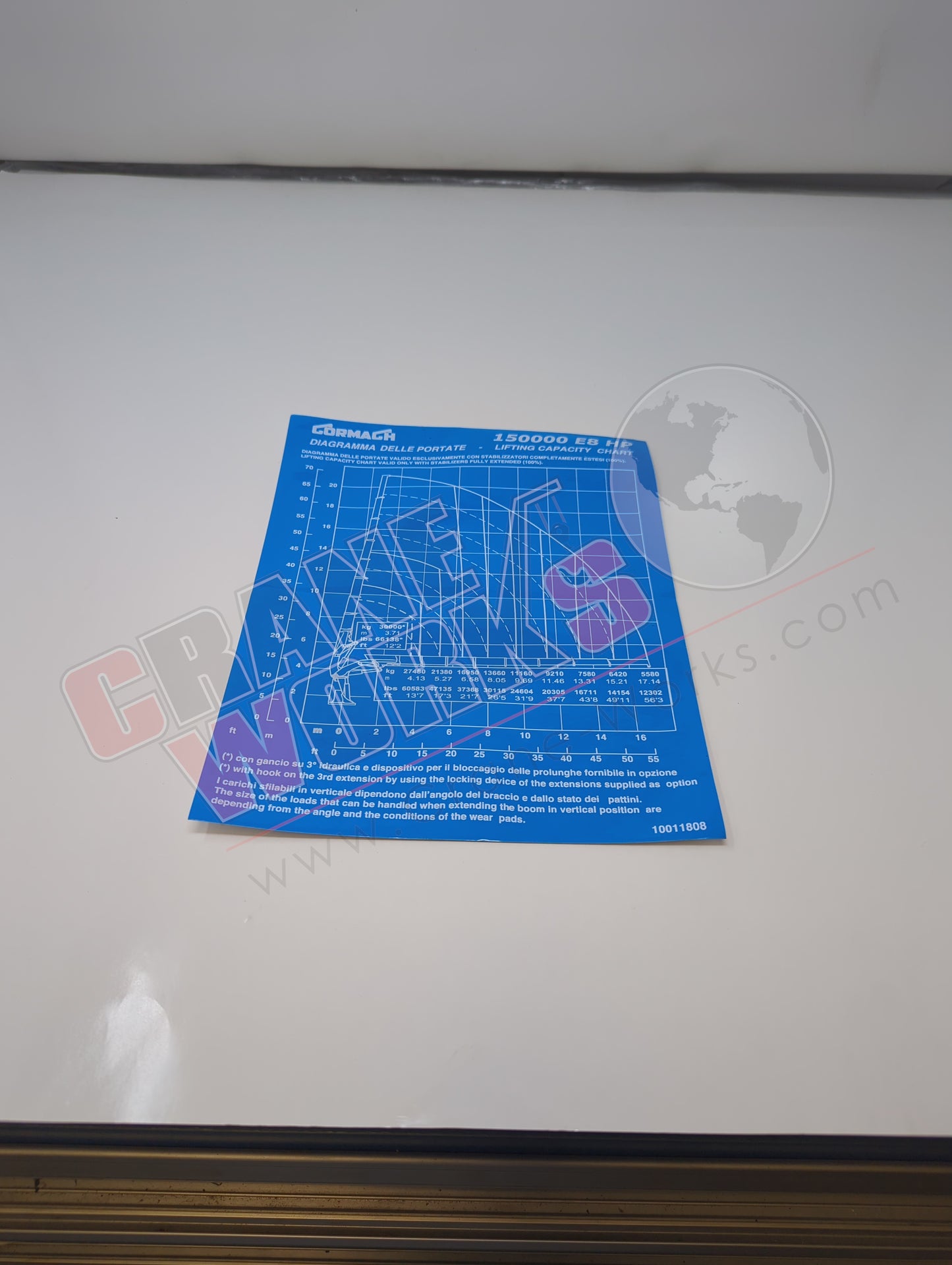 10011808 | New Plate/Sticker (For Crane)