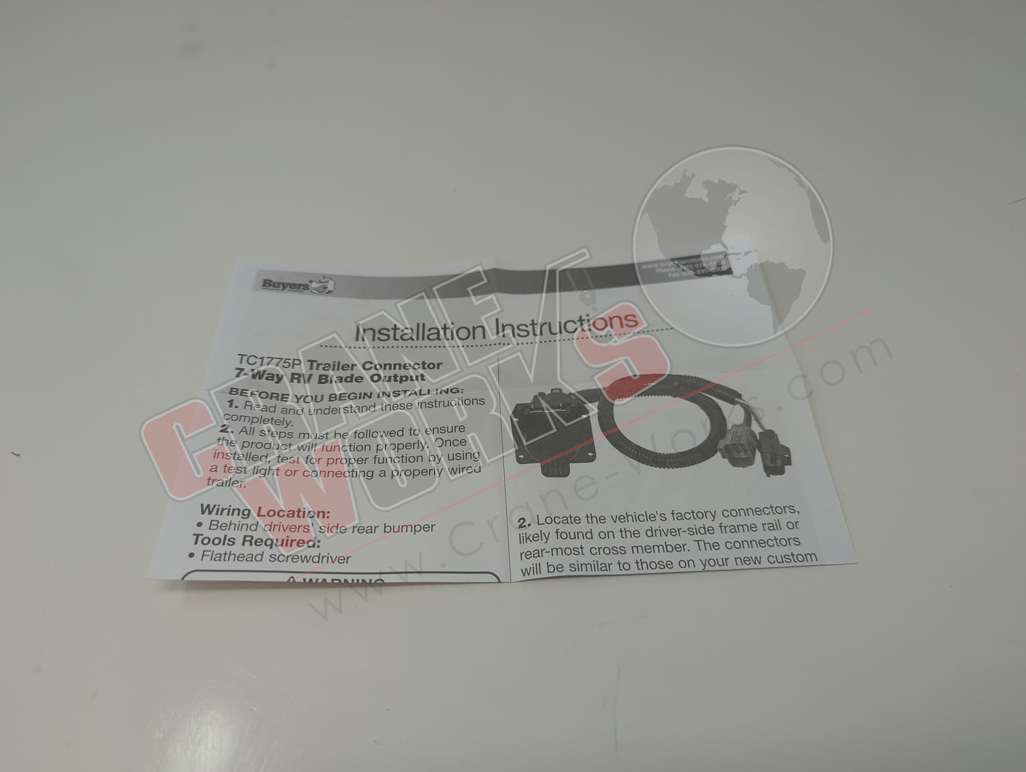 TC1775P | New 7-Way Rv Blade Output Trailer Connector