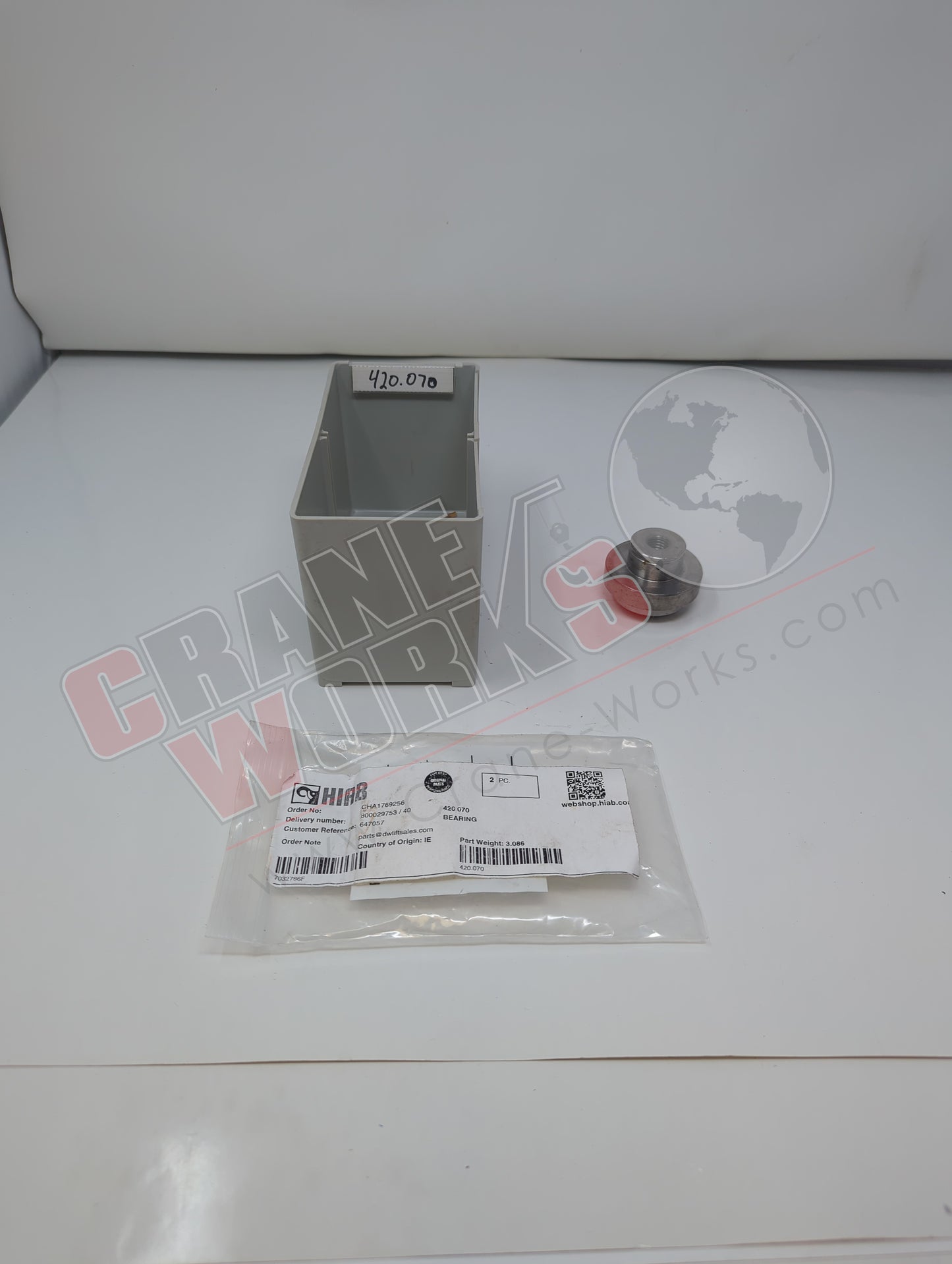 420.070 | New Stub Shaft, Greaseable