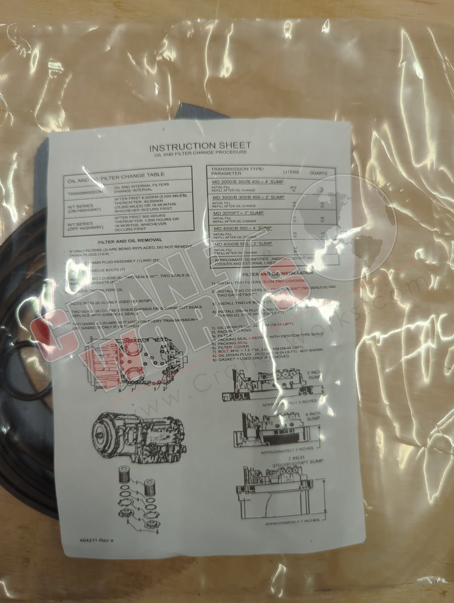 PT9416-MPG KIT | New Allison Trans Filter Kit Short