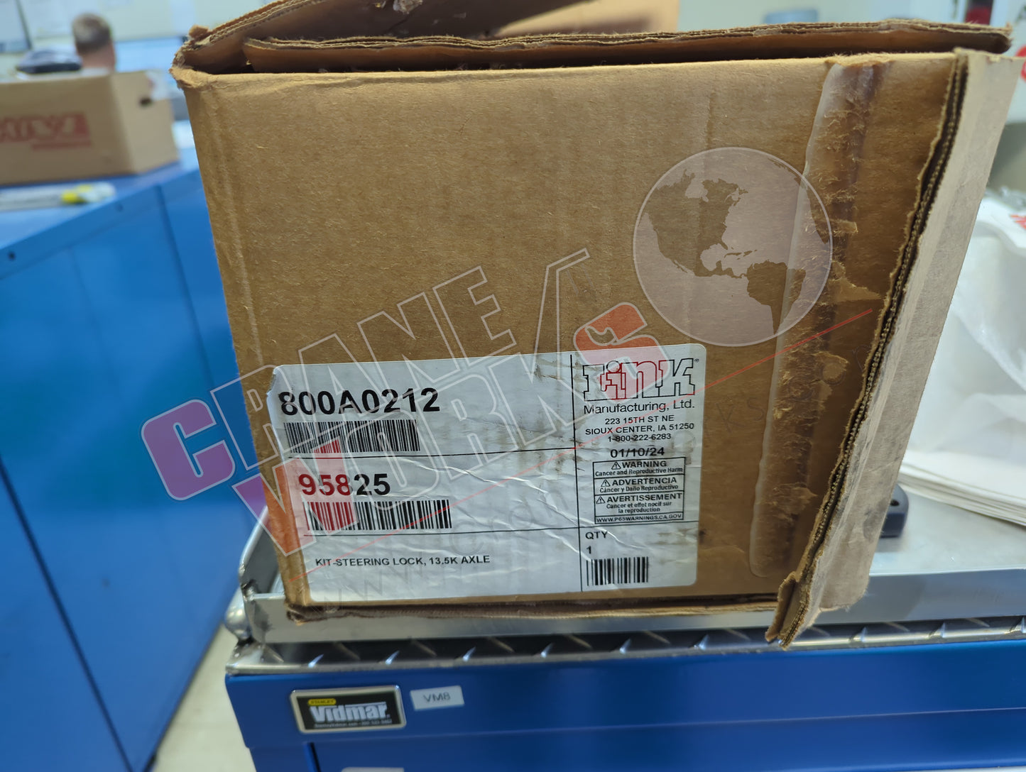 800A0212 | New Kit, Steering Lock 13.5K