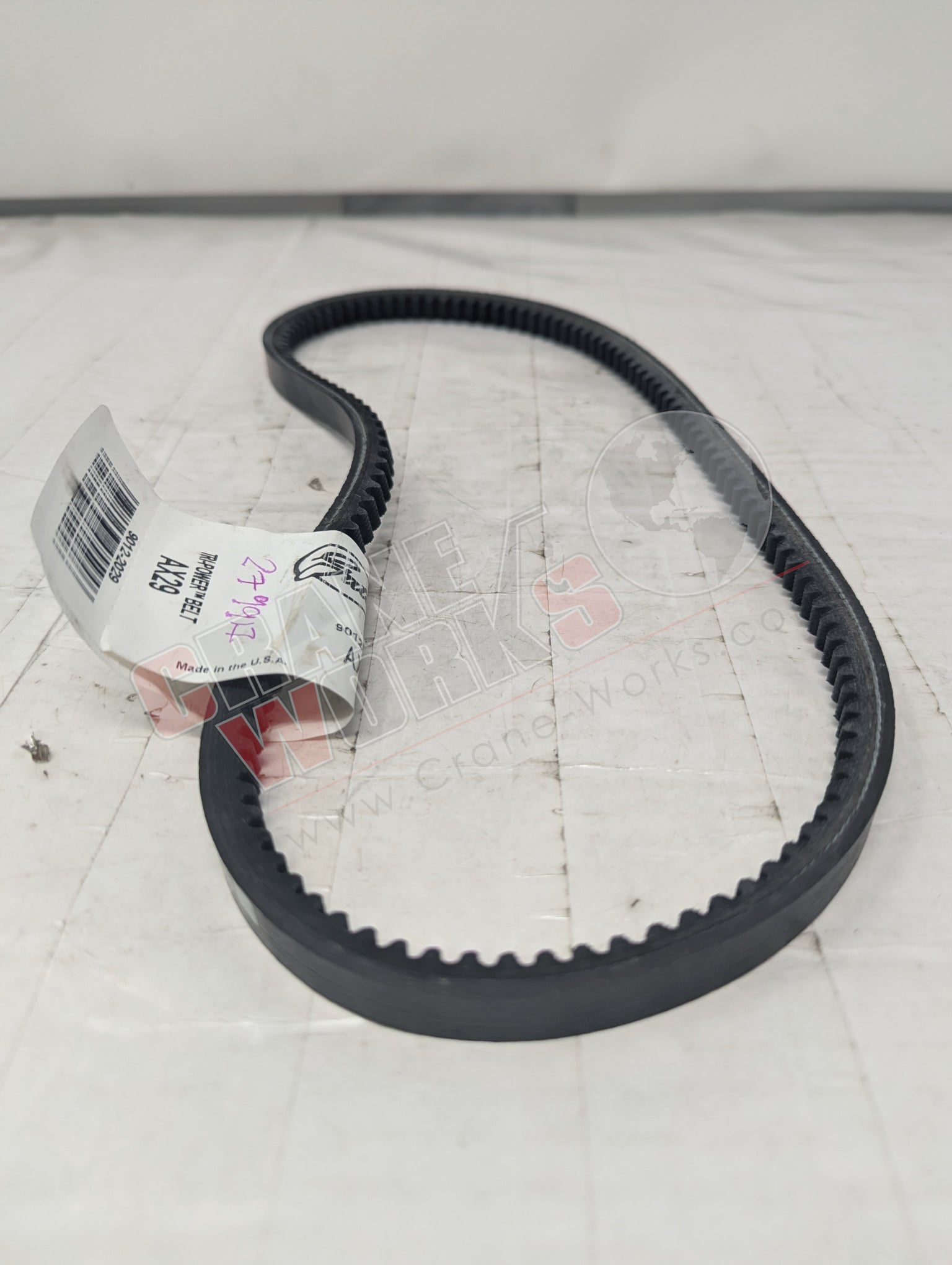 Picture of 279917, a  New Belt, Fan Drive A-Sect X 31.0 High Temp, angle 3.