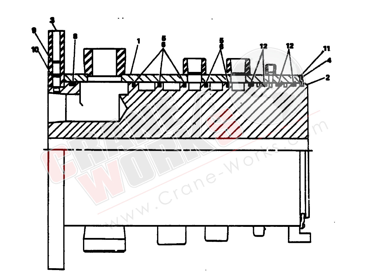 Picture of 9752100314, New Seal Kit for Hydraulic Swivel Assembly