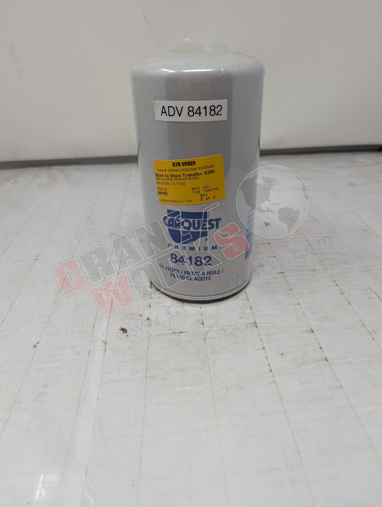 Picture of 84182, a  New Oil Filter,Spin-On.