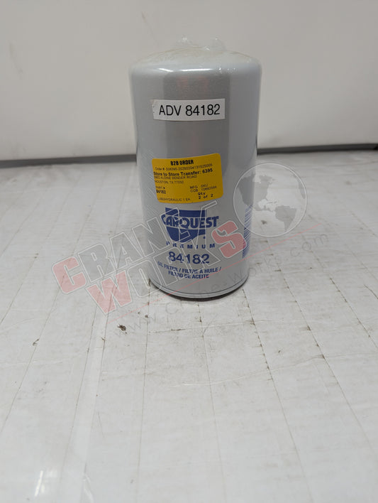 Picture of 84182, a  New Oil Filter,Spin-On.