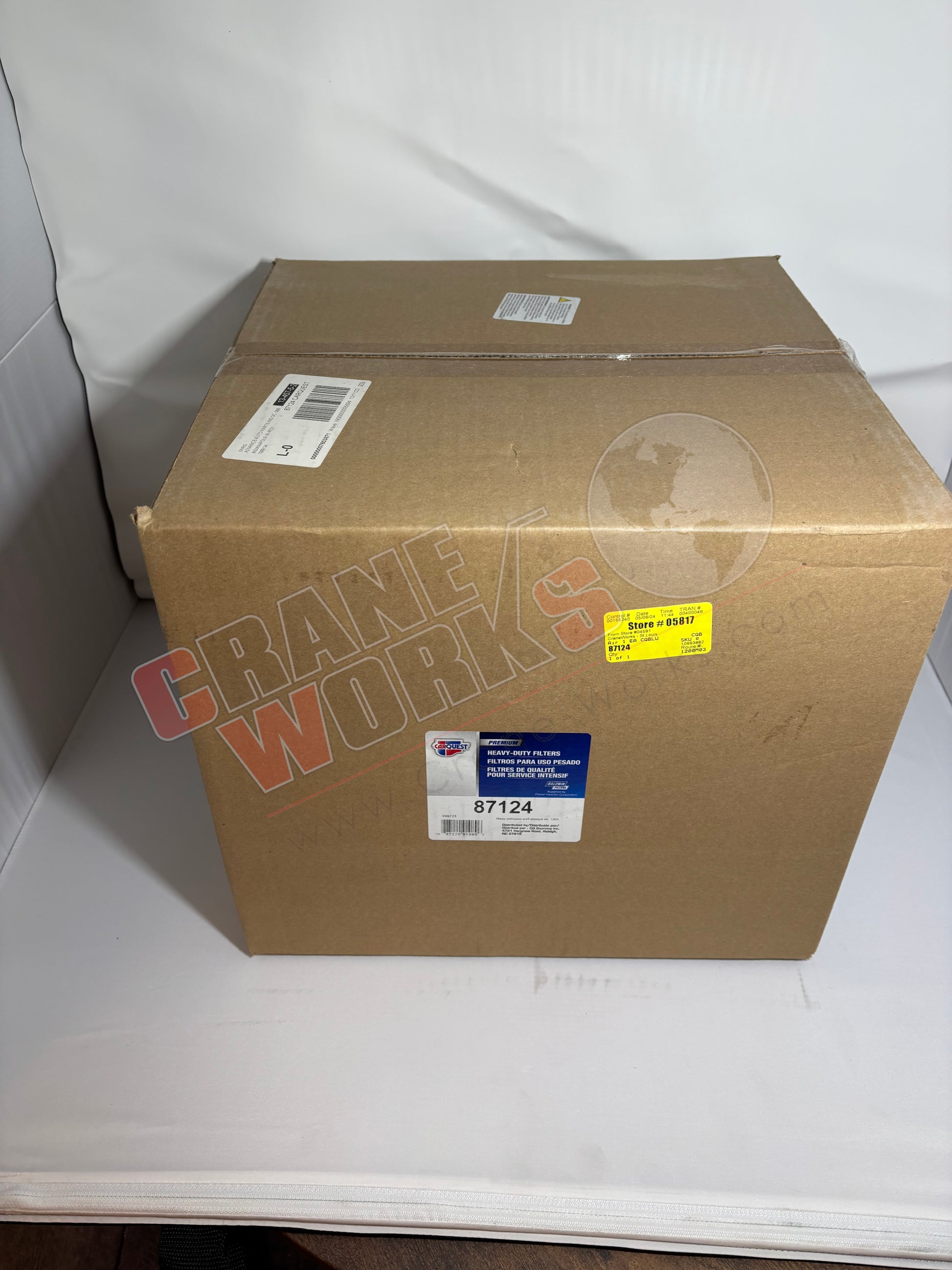 Picture of 87124, a  New Air Filter, angle 2.