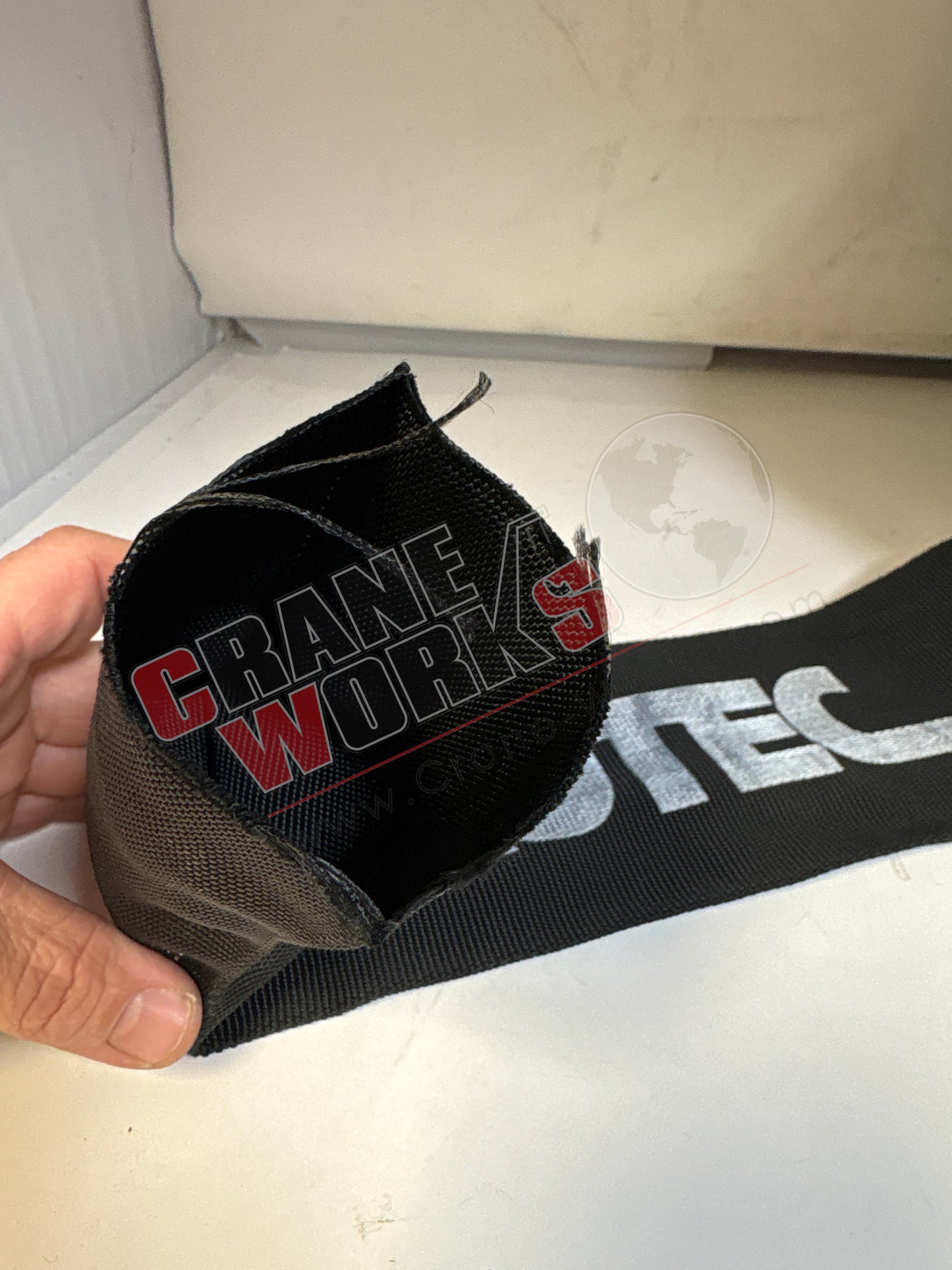 Picture of Nhs-264, a  New 4" Nylon Sleeve, angle 3.