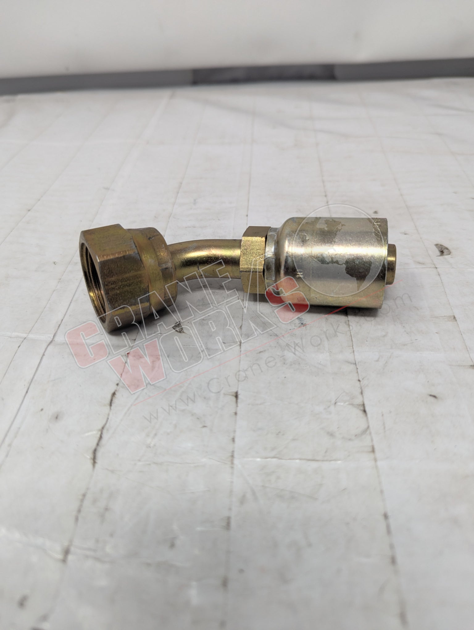 Picture of Kp80018, a  New 3/4 Tube X 5/8 Hose, 45Dg.Seal-Lok Elbo, angle 4.