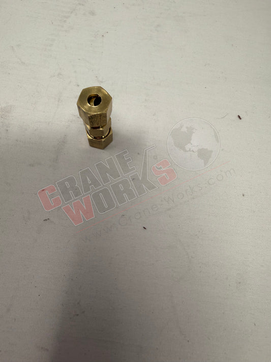 Picture of 62Nta3, a  New 3/16" Od X 3/16" Od Compresion Unions.