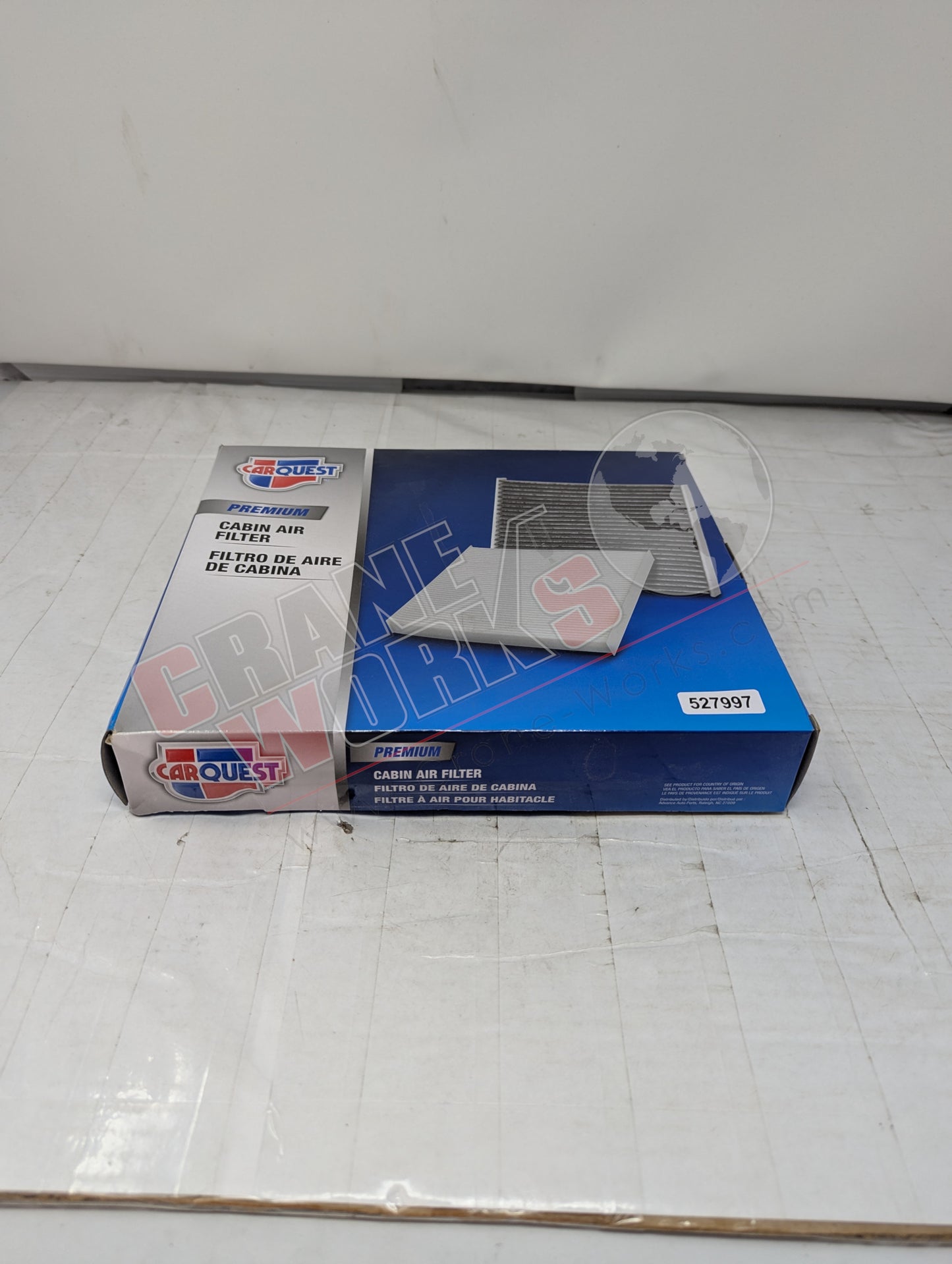 Picture of 527997, a  New Cabin Air Filter, angle 2.