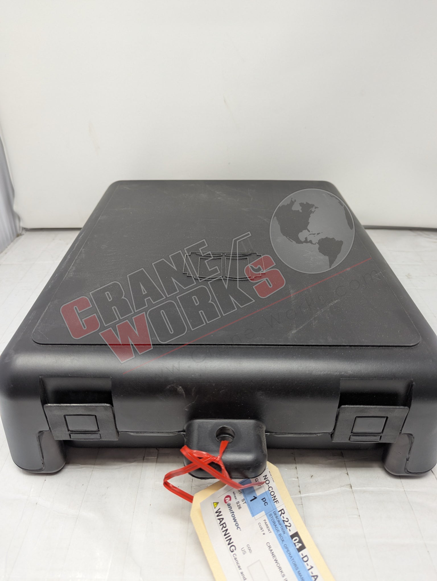 Picture of 80092842, a  New Storage Box,  Operator Manual, angle 2.