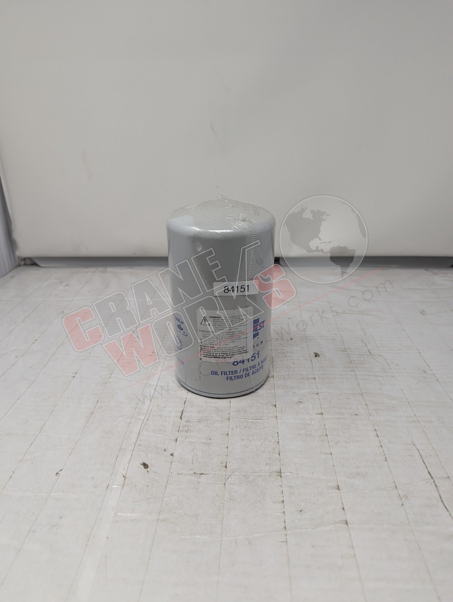Picture of 84151, a  New Engine Oil Filter, angle 3.