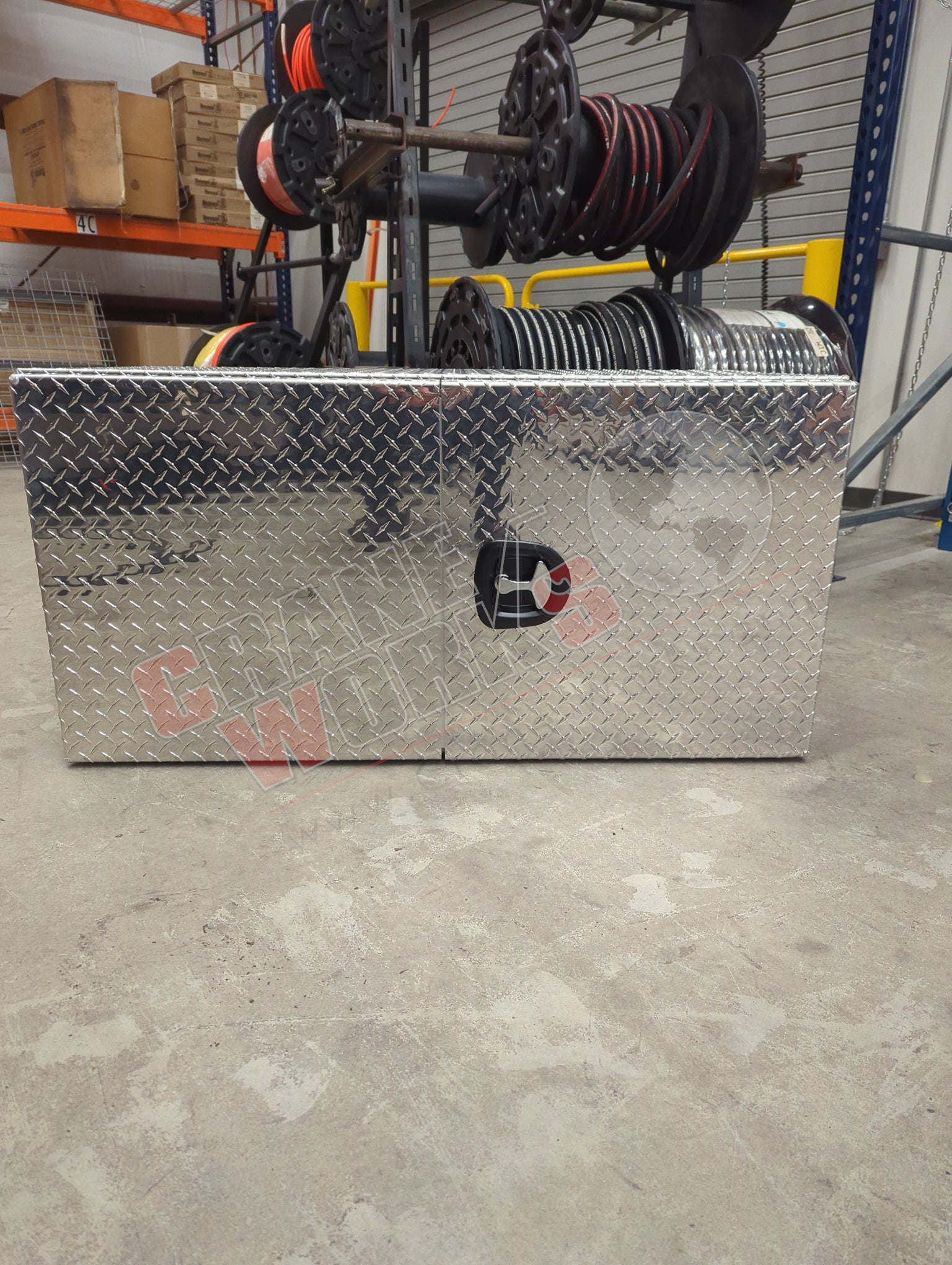 Picture of 1702240, a  New 24X24X48 Alum Tool Box Diamond Tread.
