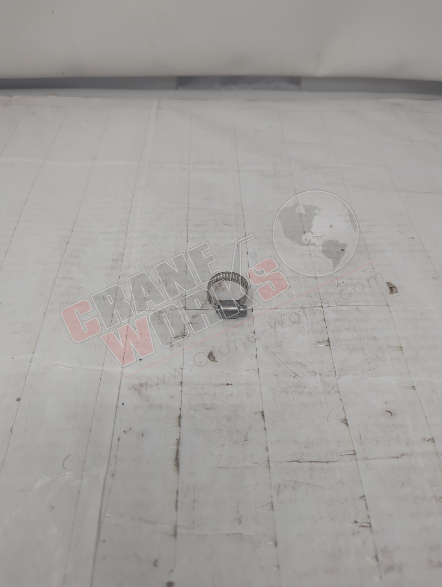 Picture of 64003, a  New #3 Ss Hose Clamp, angle 2.