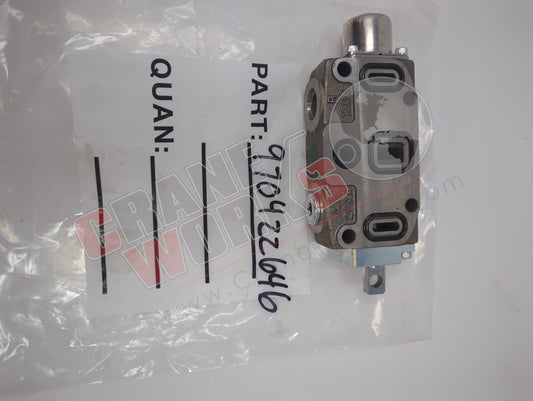 Picture of 970422646, a  New Hydraulic Valve 1 Spool Valve Section Selector Det.