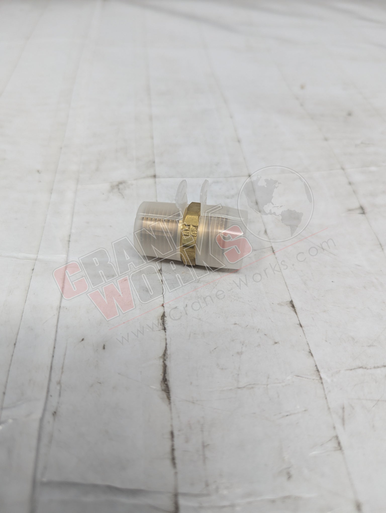 Picture of Bab-He-2411-06-06, a  New Fitting, -6 Male Air Brake / -6 Male Pipe, angle 2.