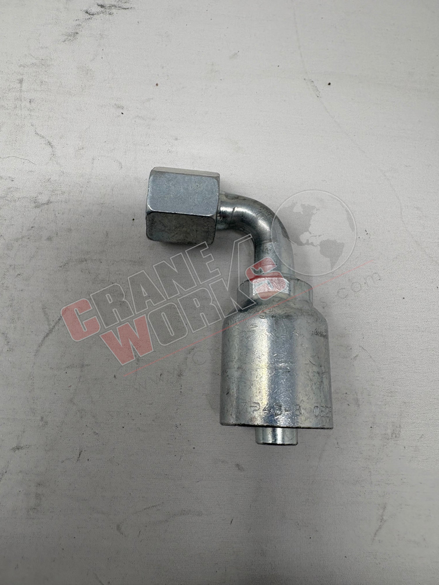 Picture of 13943-08-08, a  New -8Fj X -8 Hose 90 Deg, angle 3.
