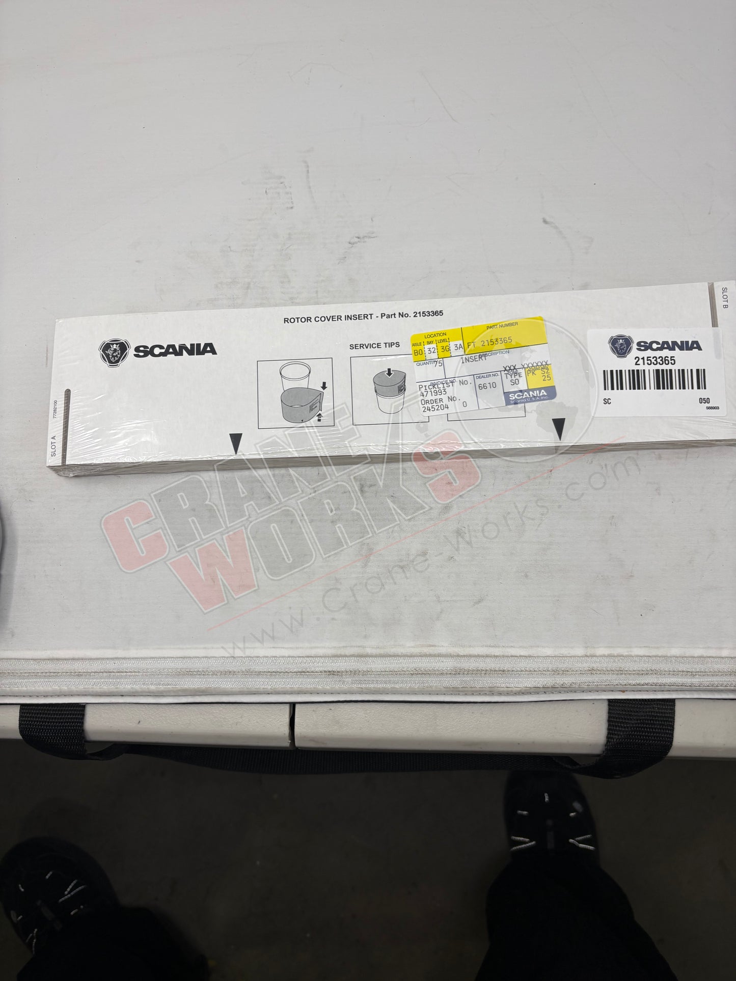 Picture of 2153365, a  New Paper Insert **Pkg Qty 25**, angle 2.