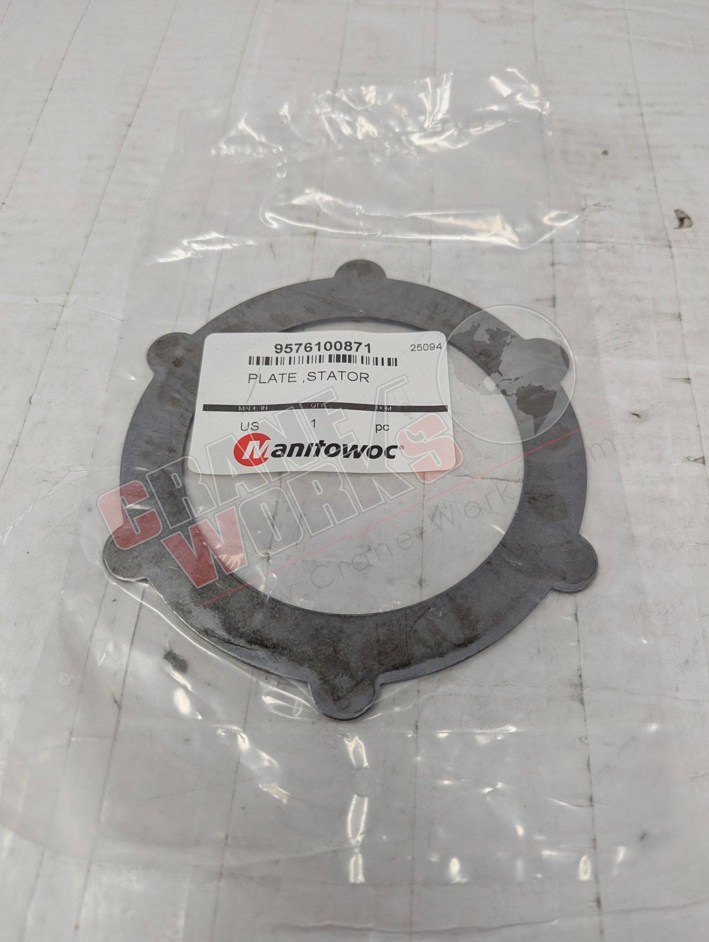 Picture of 9576100871, a  New Plate, Stator, angle 2.