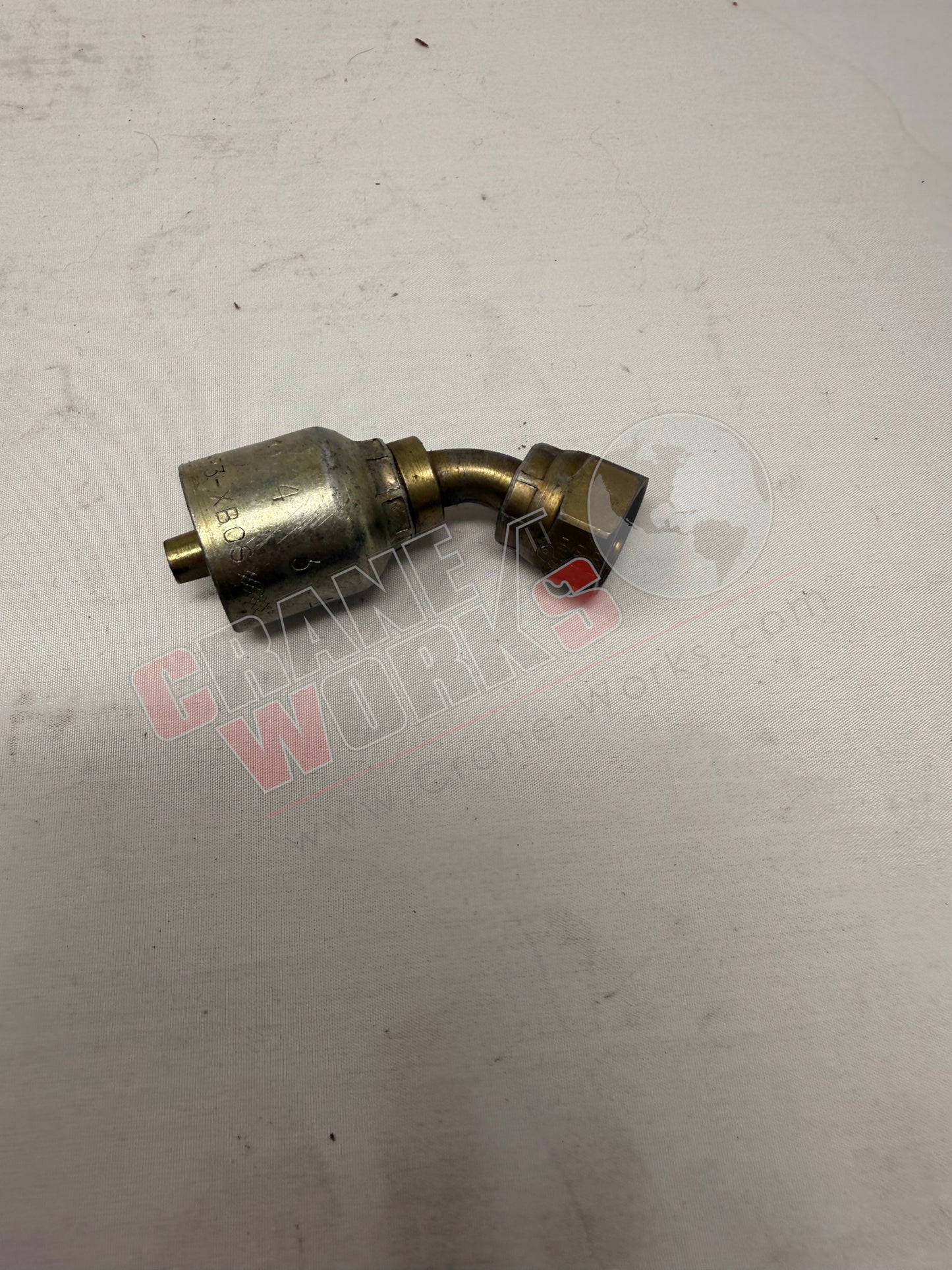 Picture of 1J743-04-04, a  New -04Fff X -04Hose 45 Deg, angle 2.