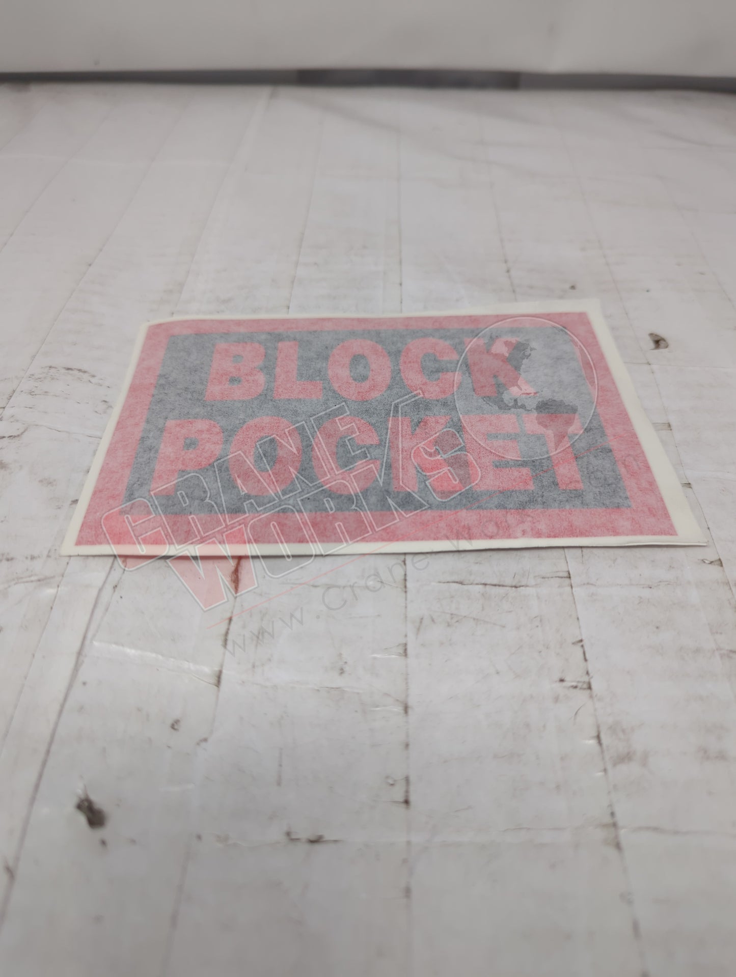 Picture of 22652, a  New Decal, Block Pocket.