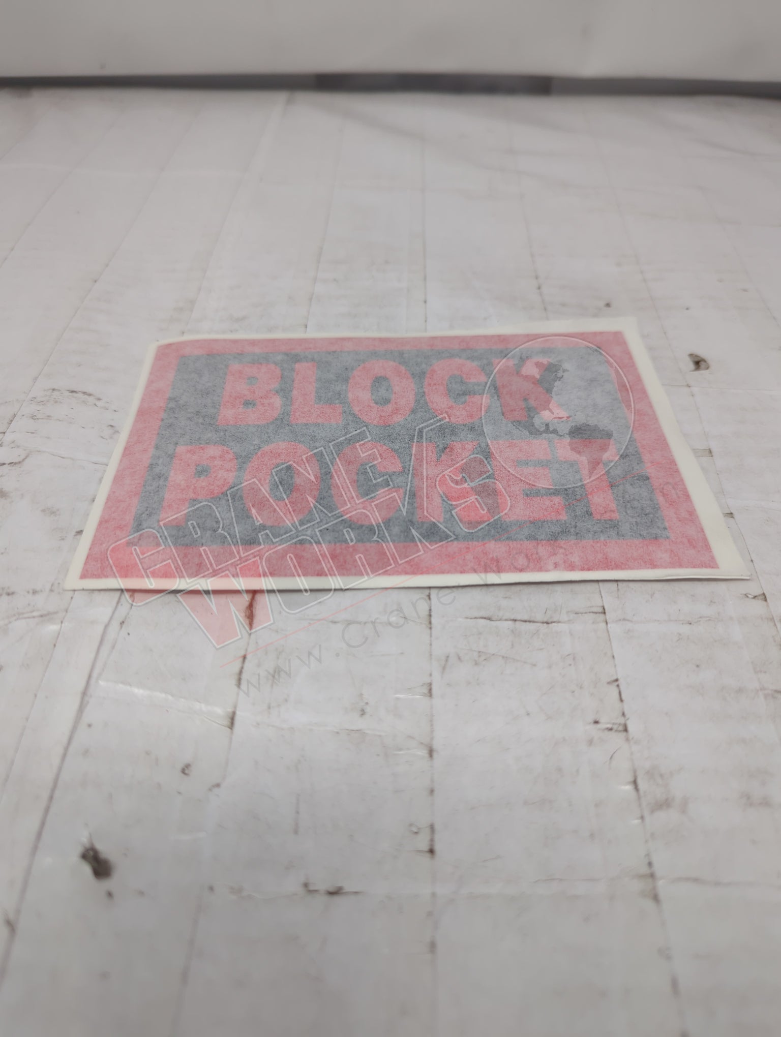 Picture of 22652, a  New Decal, Block Pocket.