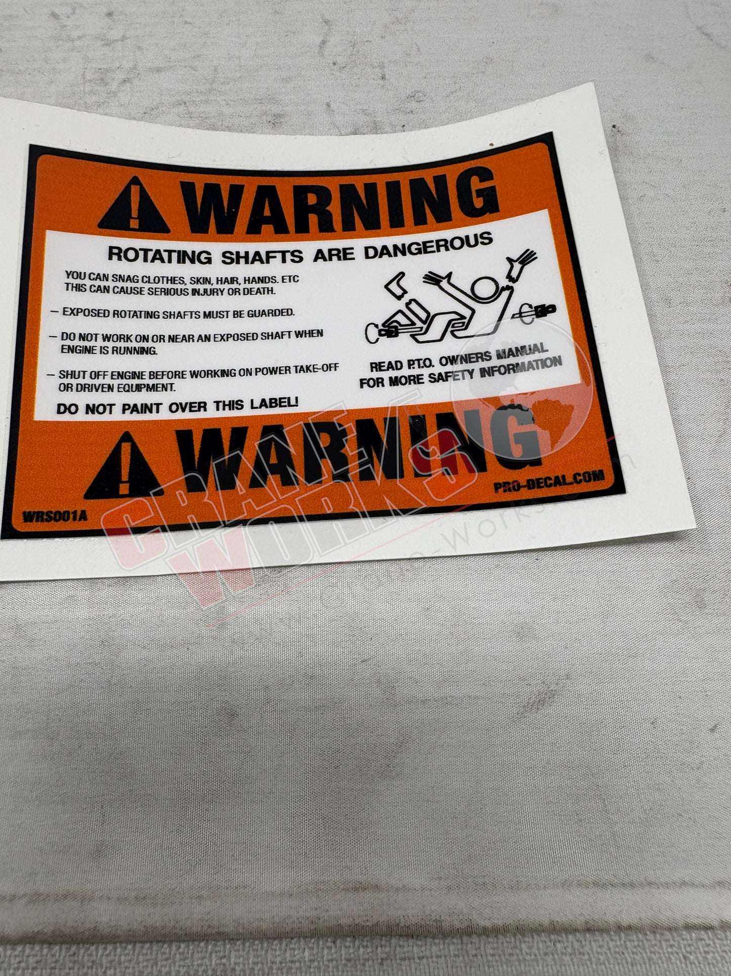 Picture of Wsr001A-1, a  New Decal, Rotating Shaft, angle 3.