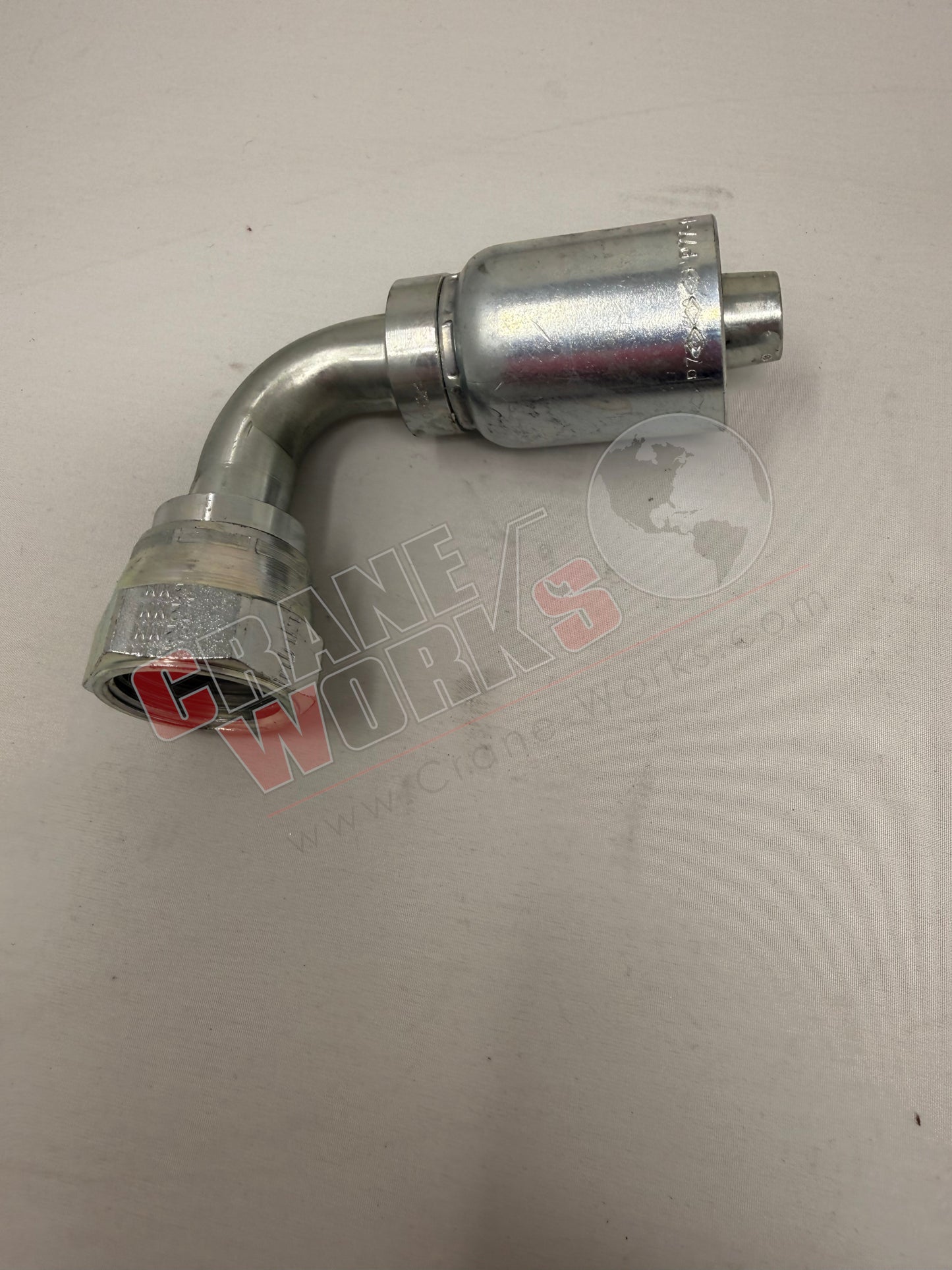 Picture of 13977-12-10, a  New High Pressure Hose Fitting, angle 2.