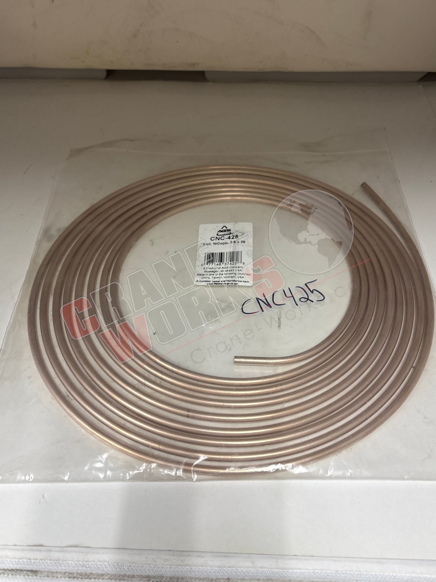 Picture of Cnc425, a  New 1/4" Copper Line.