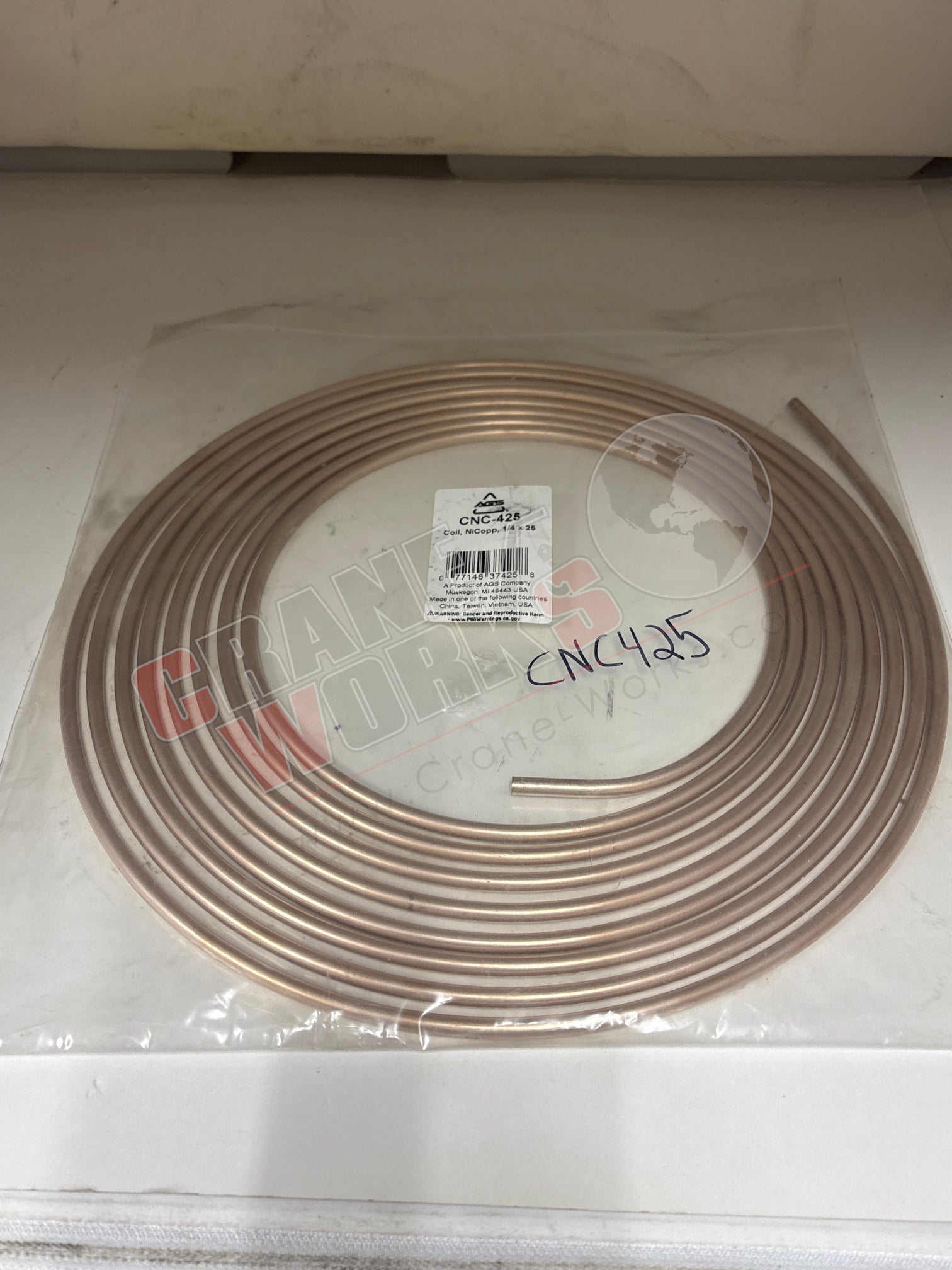 Picture of Cnc425, a  New 1/4" Copper Line.