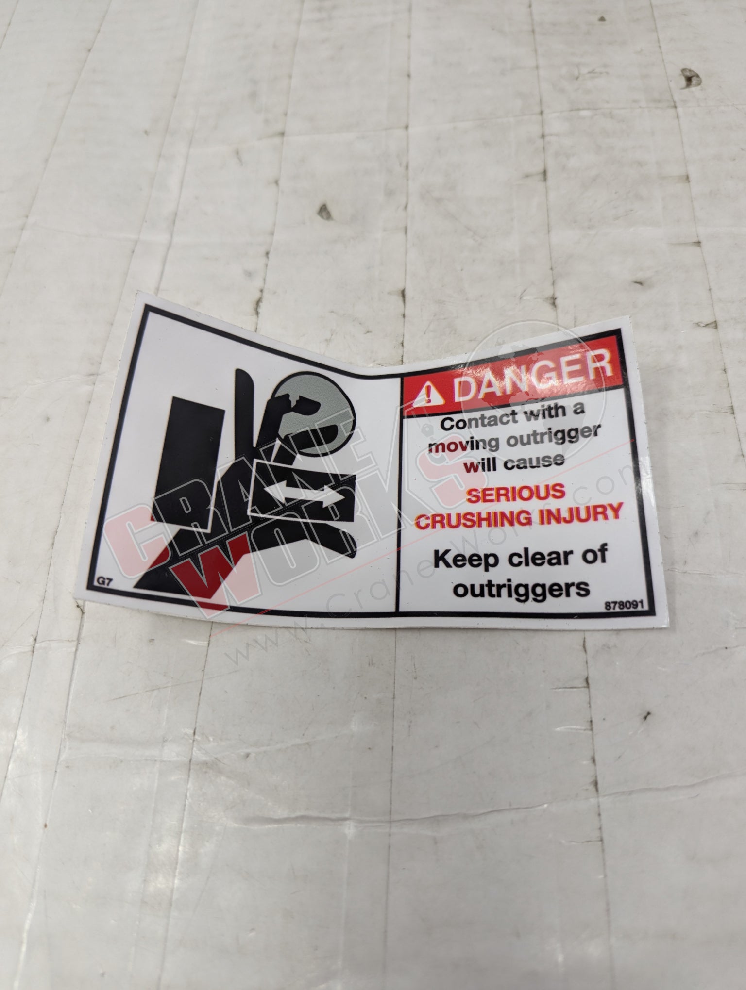 Picture of 878091, a  New Decal, O/R Crush, angle 2.