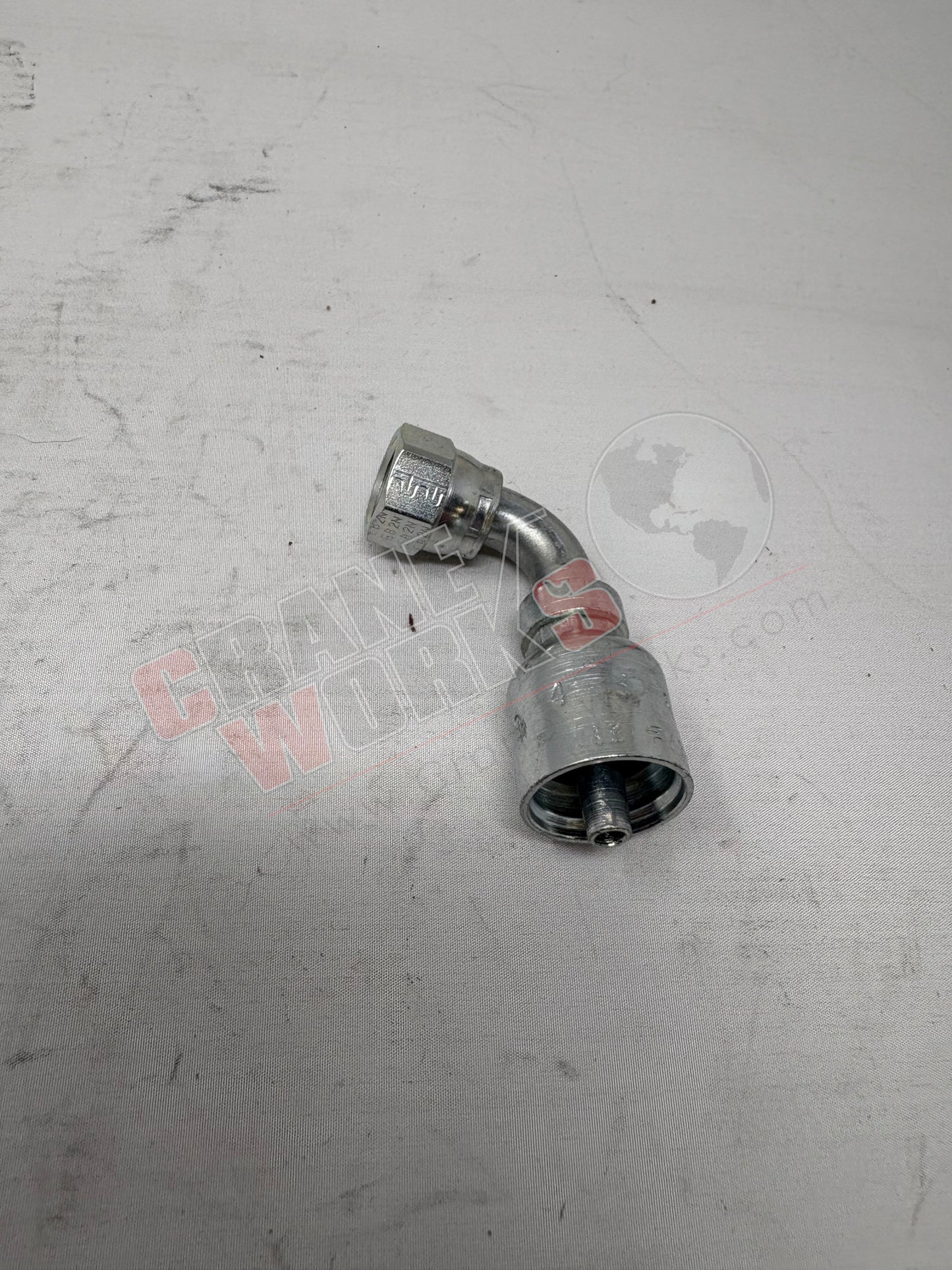 Picture of 13943-06-04, a  New -06Fj X -04 Hose 90Deg, angle 2.