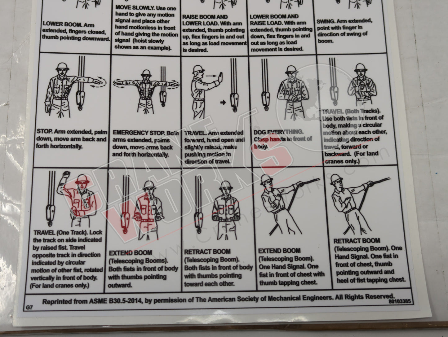 80103385 | New Decal - Hand Signal