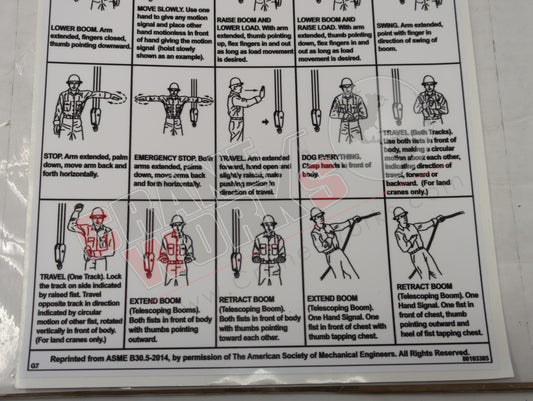 80103385 | New Decal - Hand Signal