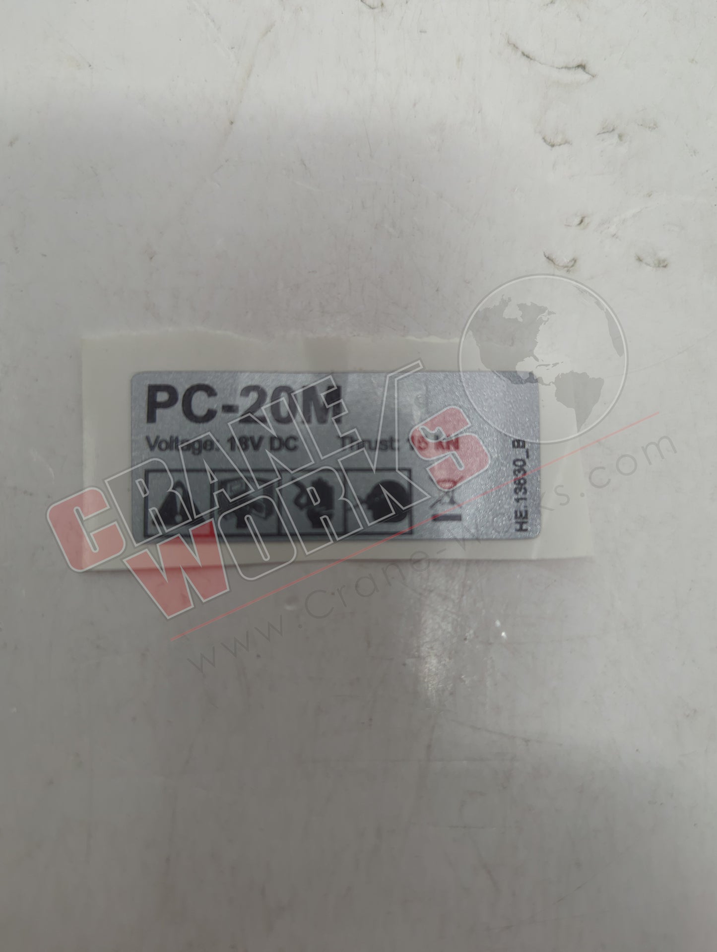 HE13630 | New Nibco Pc-20M Data Label