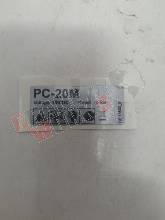 HE13630 | New Nibco Pc-20M Data Label