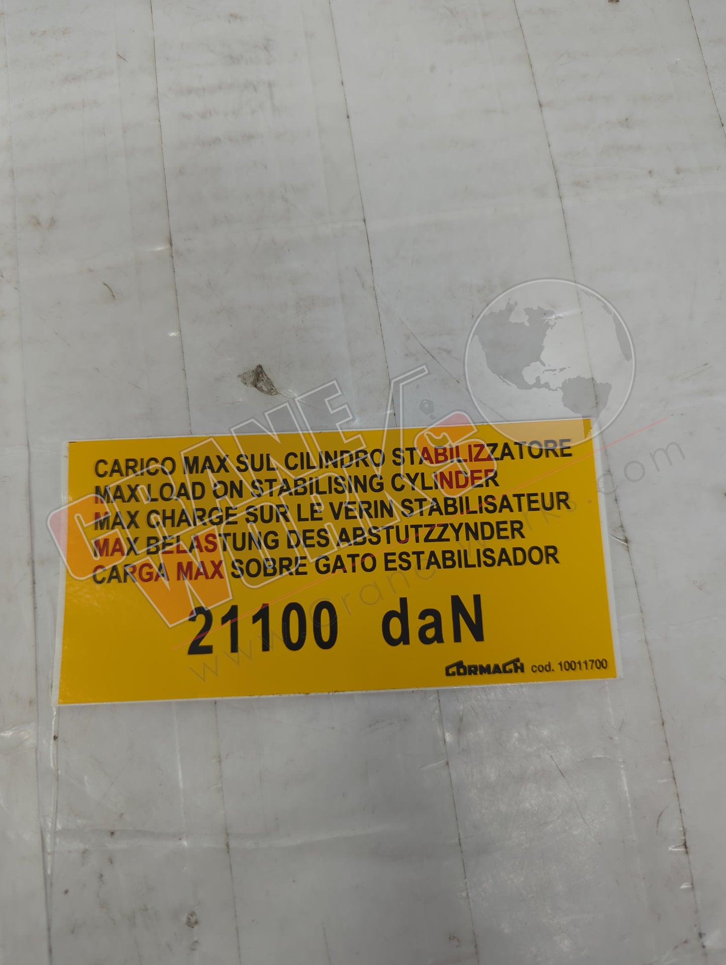 10011700 | New Plate/Sticker