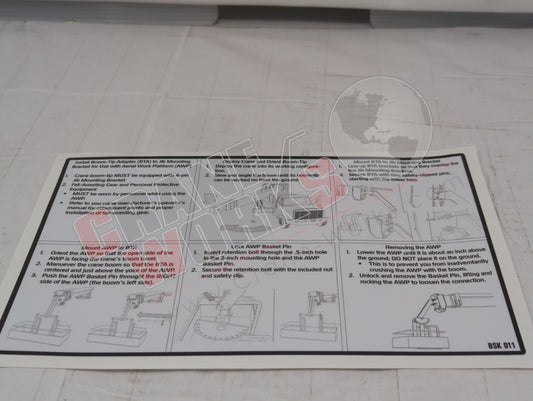 BSK011 | New Decal Installing 2 Man Basket W/ Custom  Tip Adapt