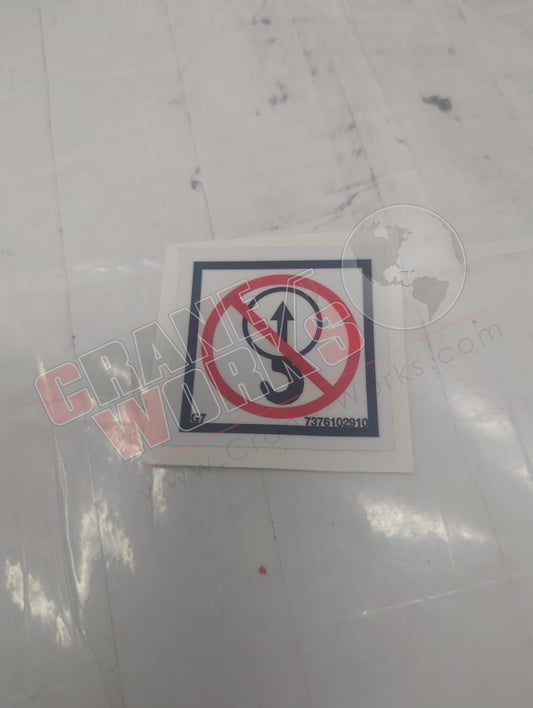 7376102910 | New Decal - Tie Dwn Or