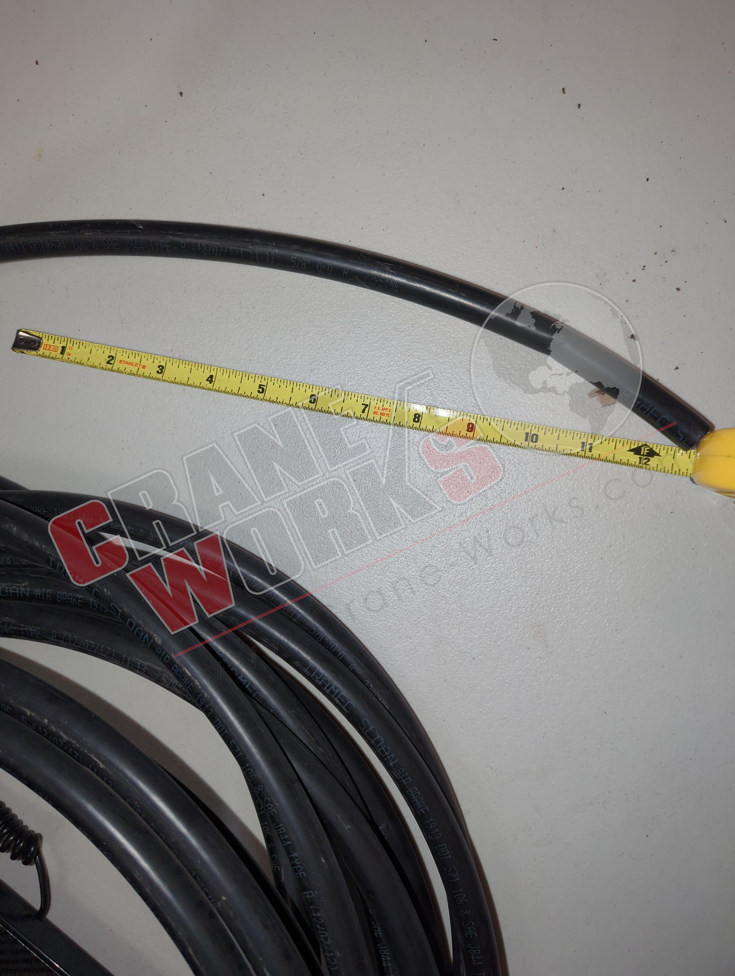 10A-BLK | New 5/8in Black Nylon Tubing