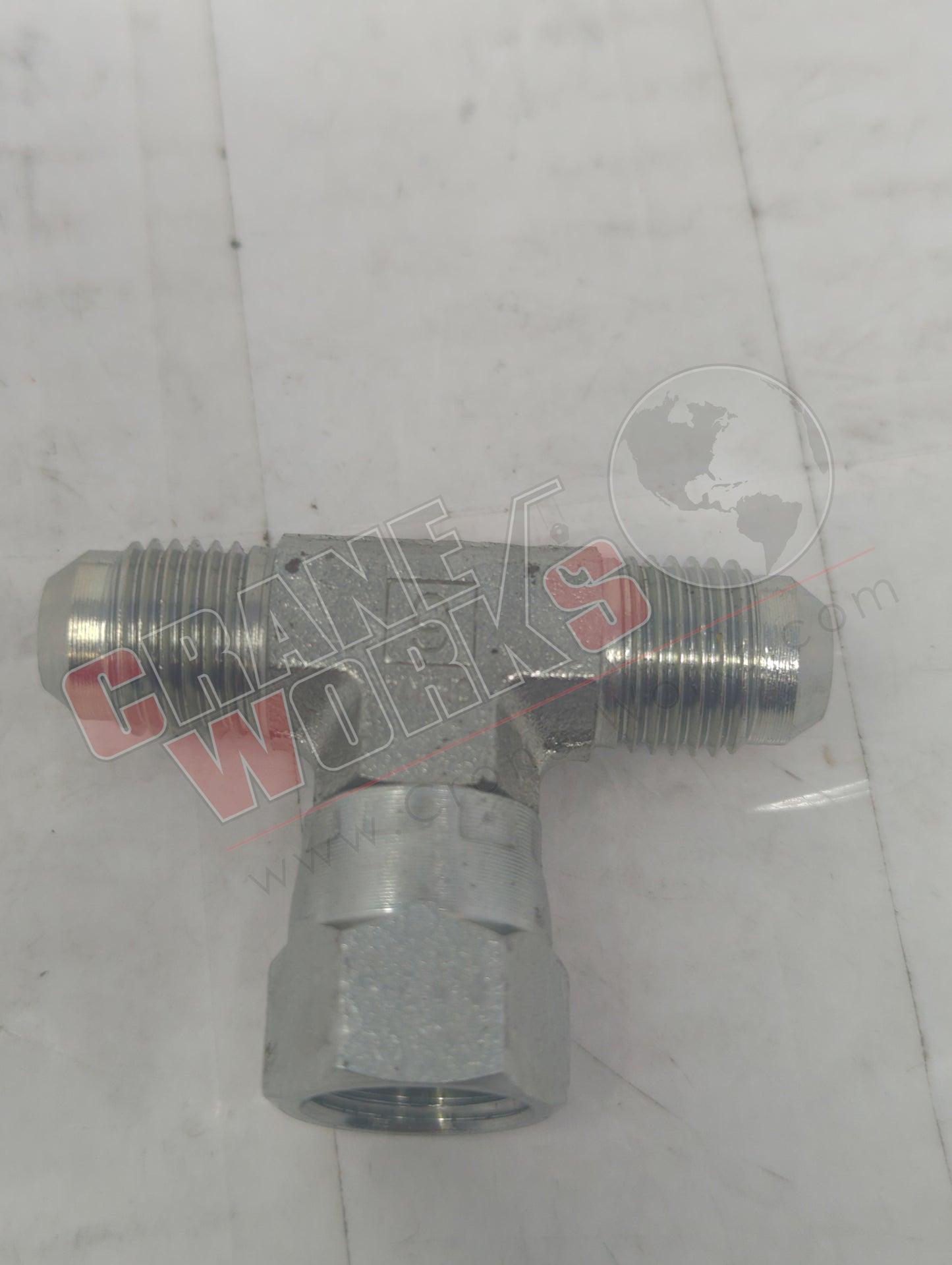 B6600060606FG | New Branch Tee 3/8" Jic (6600-06-06-06)