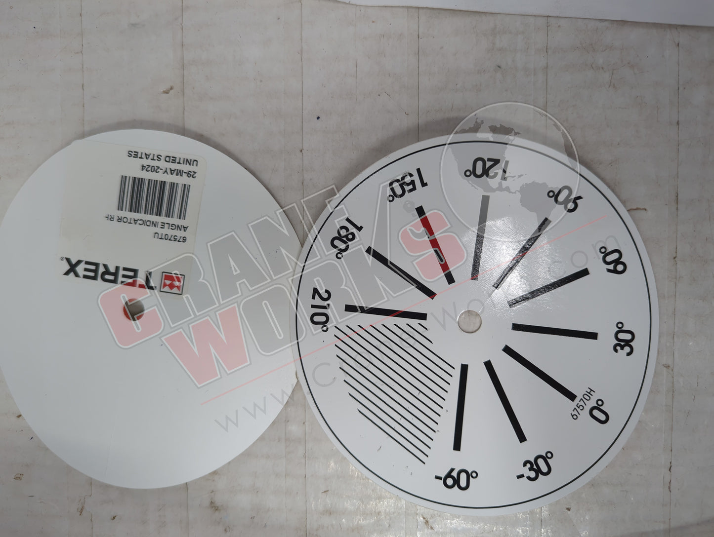 67570TU | New Angle Indicator Rh