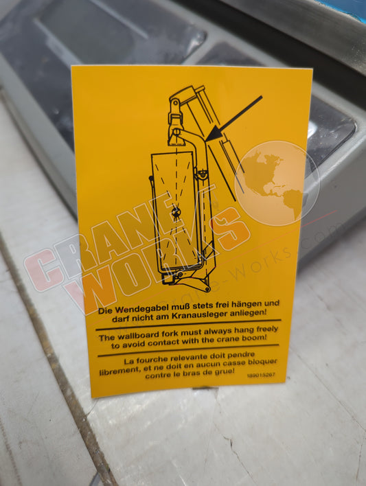 189015267 | New Fork Avoid Contact Sticker