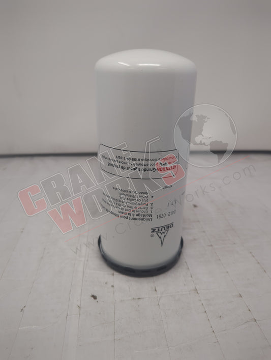 50302441 | New Fuel Filter/Secondary