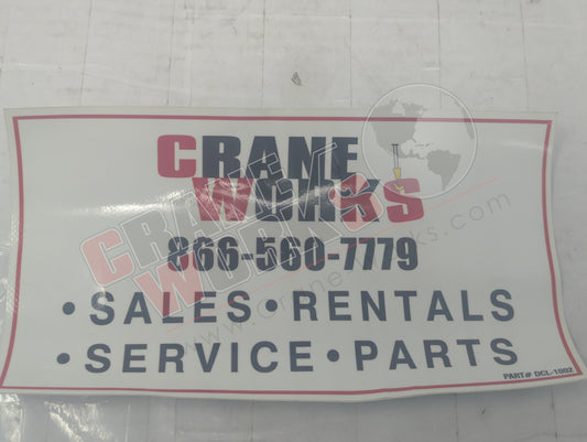 DCL-1002 | New Sales Rentals/No Red Dye/Misc