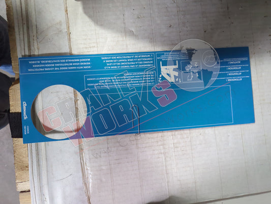 10010438 | New Sticker/Plate